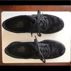 Vans - Black Velvet Sneakers